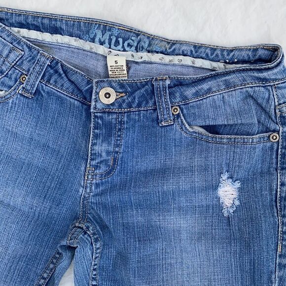 Mudd vintage distressed denim jeans size 5 - Picture 11 of 16